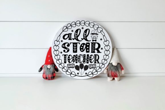 All Star Teacher Svg Graphics for Crafts