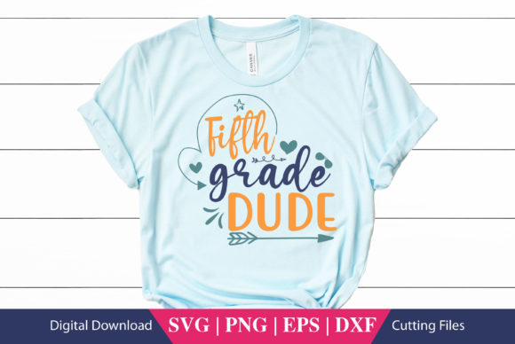Fifth Grade Dude School SVG File: A Designer’s Practical Take