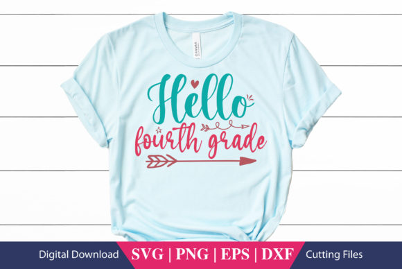 Hello Fourth Grade School SVG File: A Versatile Design Asset for Creative Branding
