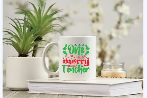 One Merry Teacher Svg Graphics and Crafts Review