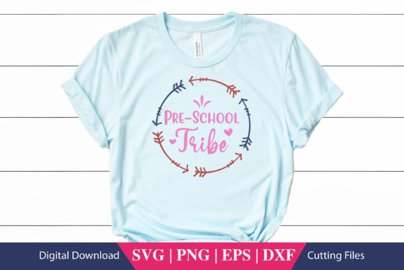 Pre-school Tribe School SVG File for Crafts and Graphics