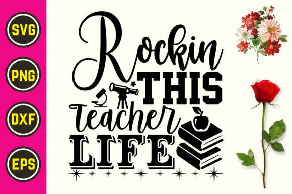 Teacher Svg Cutting File 03: A Versatile Graphics Asset for Crafters