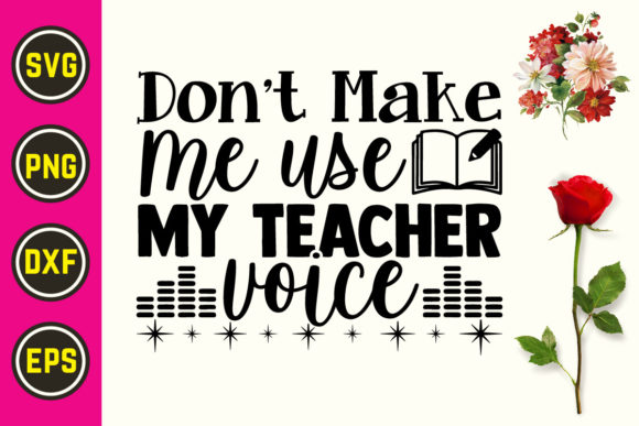 Teacher SVG Cutting File 13 for Crafts and Graphics