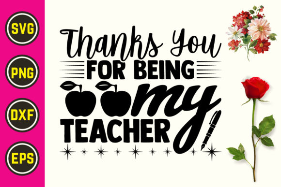 Teacher Svg Cutting File 36: A Versatile Graphic Design Asset for Crafts and Creative Projects