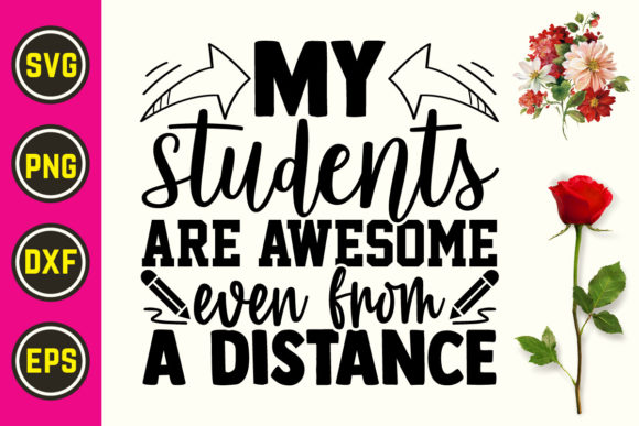 Teacher SVG Cutting File for Real Embroidery Projects