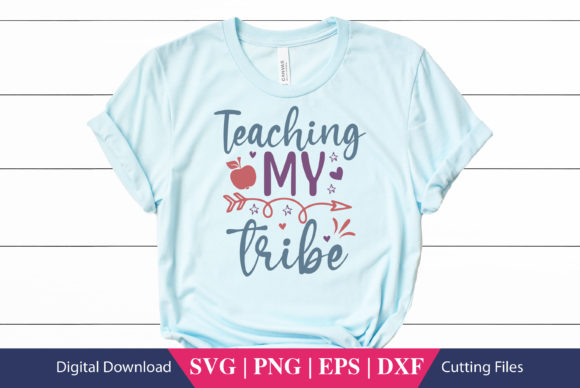 Teaching My Tribe School SVG File: A Graphic Design Asset for Crafts and Local Branding