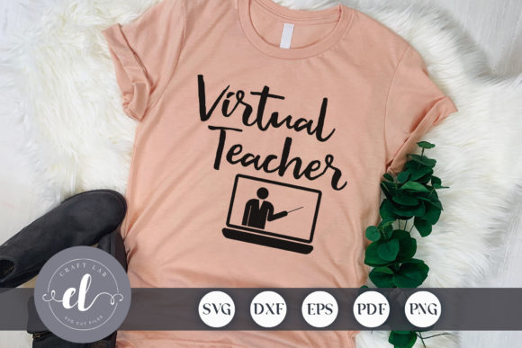Virtual Teacher SVG: A Versatile Design Asset for Crafts and Graphics